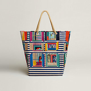視線を奪うデザイン【HERMES】Quadrige ビーチバッグ Quadrige beach bag | Hermès USA